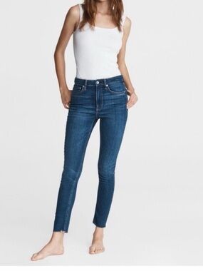 rag & bone Nina high rise Dark Indigo Skinny Jeans